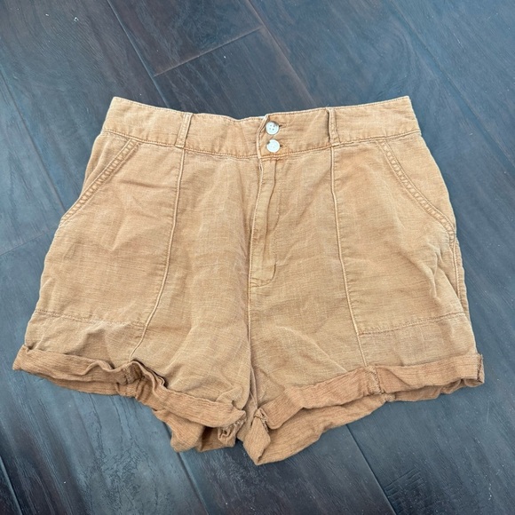 Joie Women's Tan Shorts 6 - Picture 2 of 4